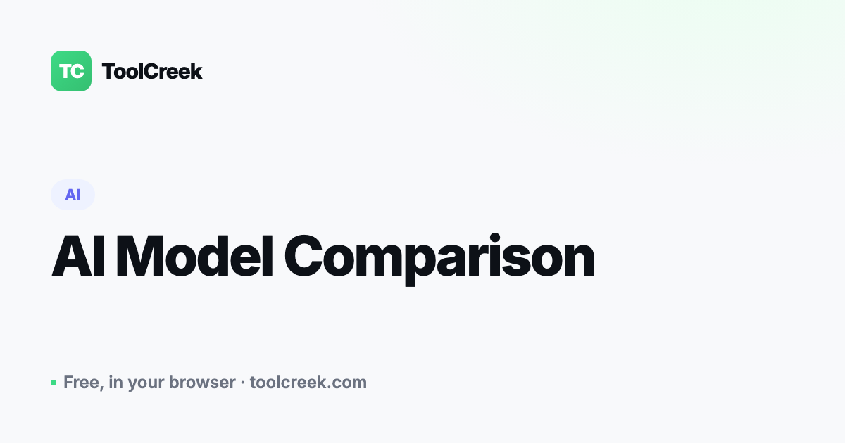 How to Compare AI Models for Your Project