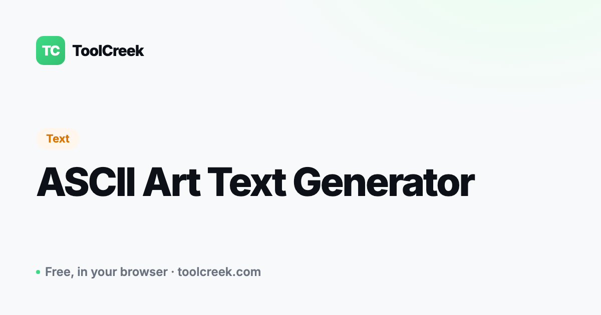 How to Turn Text into ASCII Art