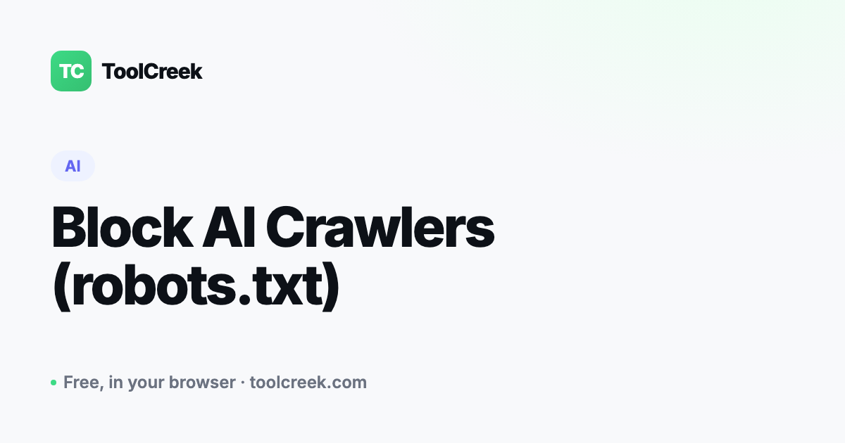 How to Block AI Crawlers from Your Site