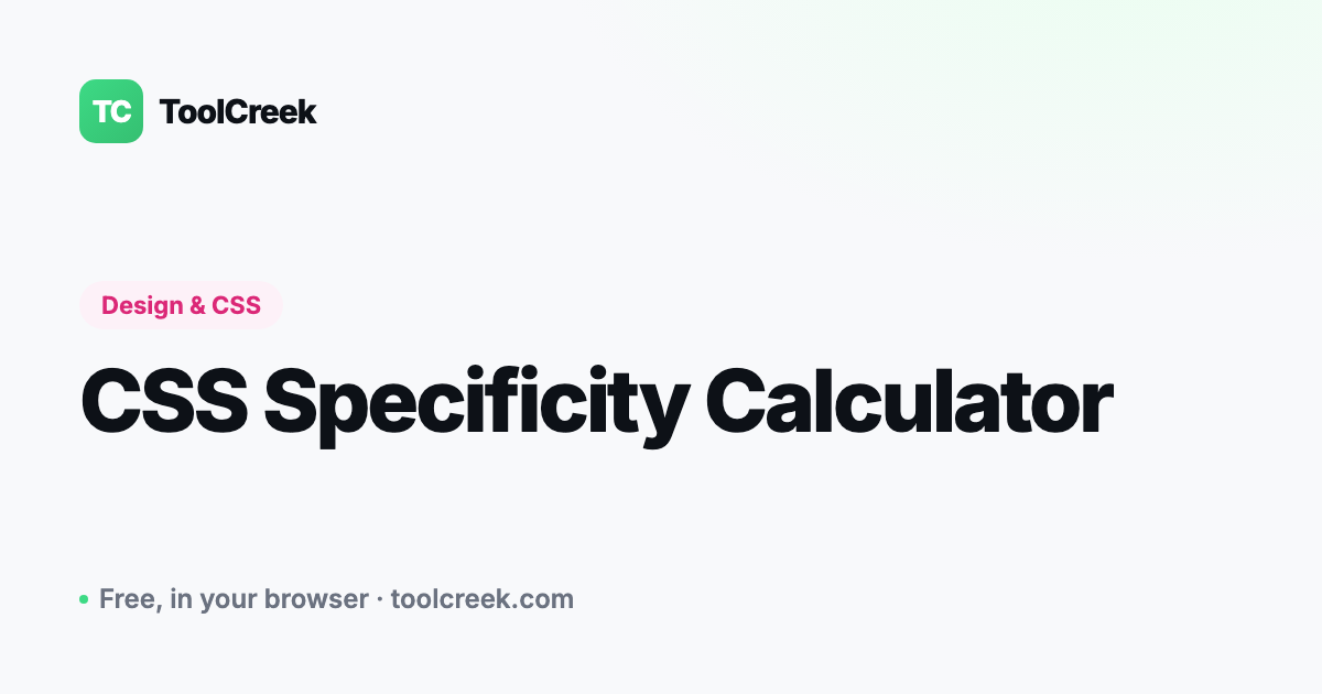 How CSS Specificity Works