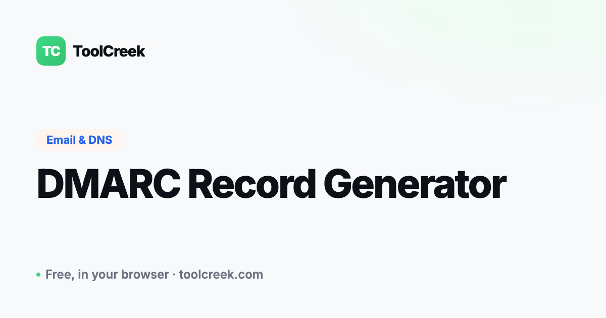 How to Generate a DMARC Record for Your Domain