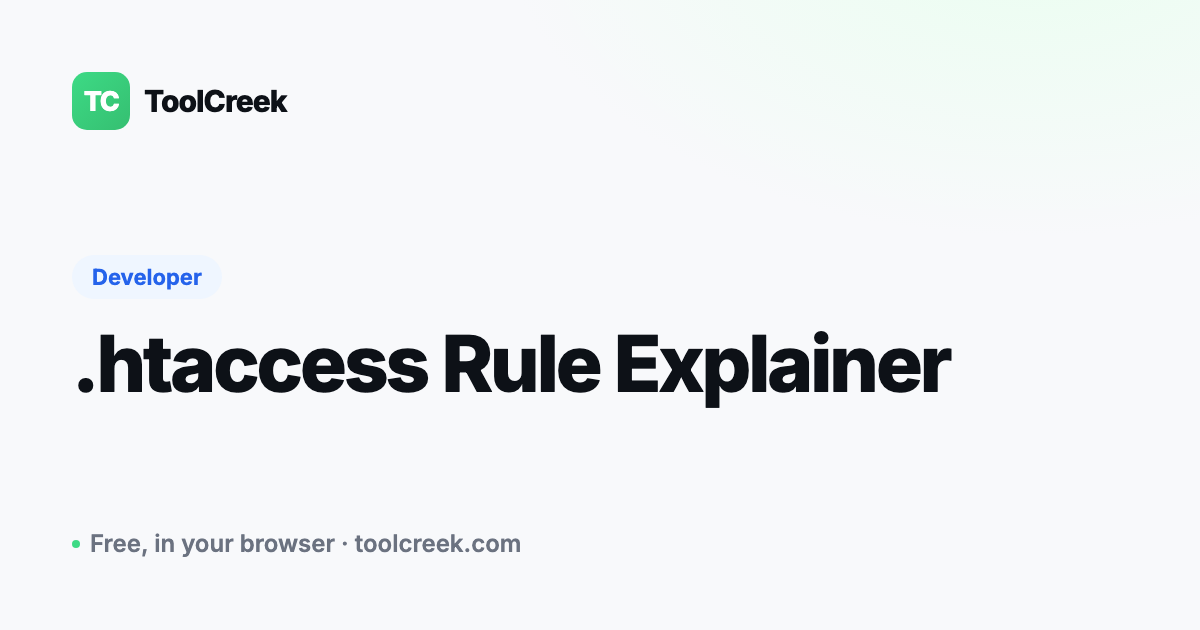 How to Read a .htaccess File: Understand Any Rule in Plain English
