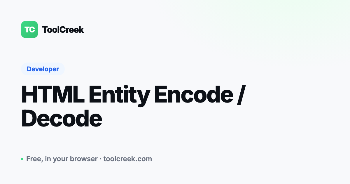 HTML Entities Explained and How to Encode Them