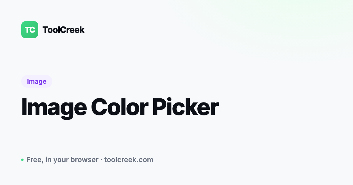 How to Pick a Color from an Image