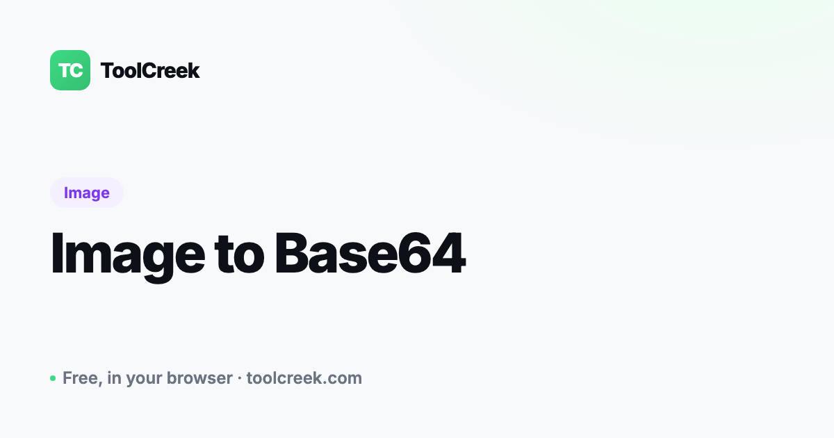 How to Convert an Image to a Base64 Data URI