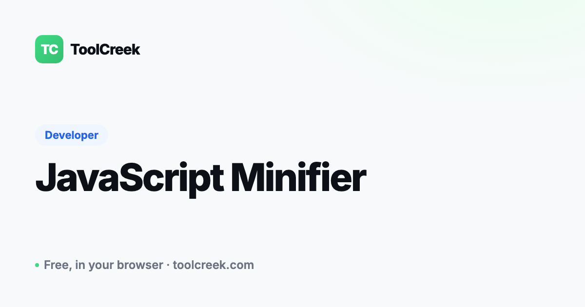 How to Minify JavaScript Online for Faster Page Loads