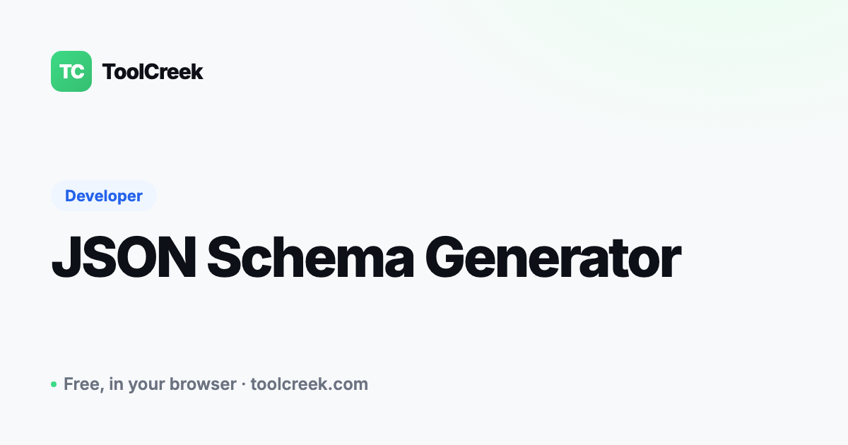 How to Generate a JSON Schema
