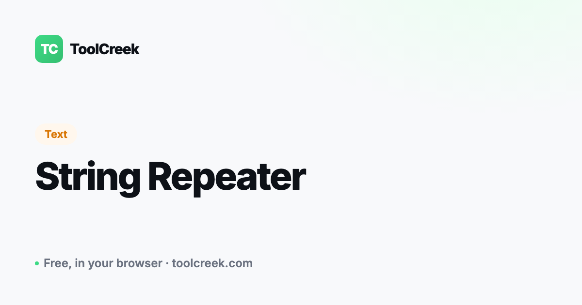 How to Repeat Text or a String N Times Online
