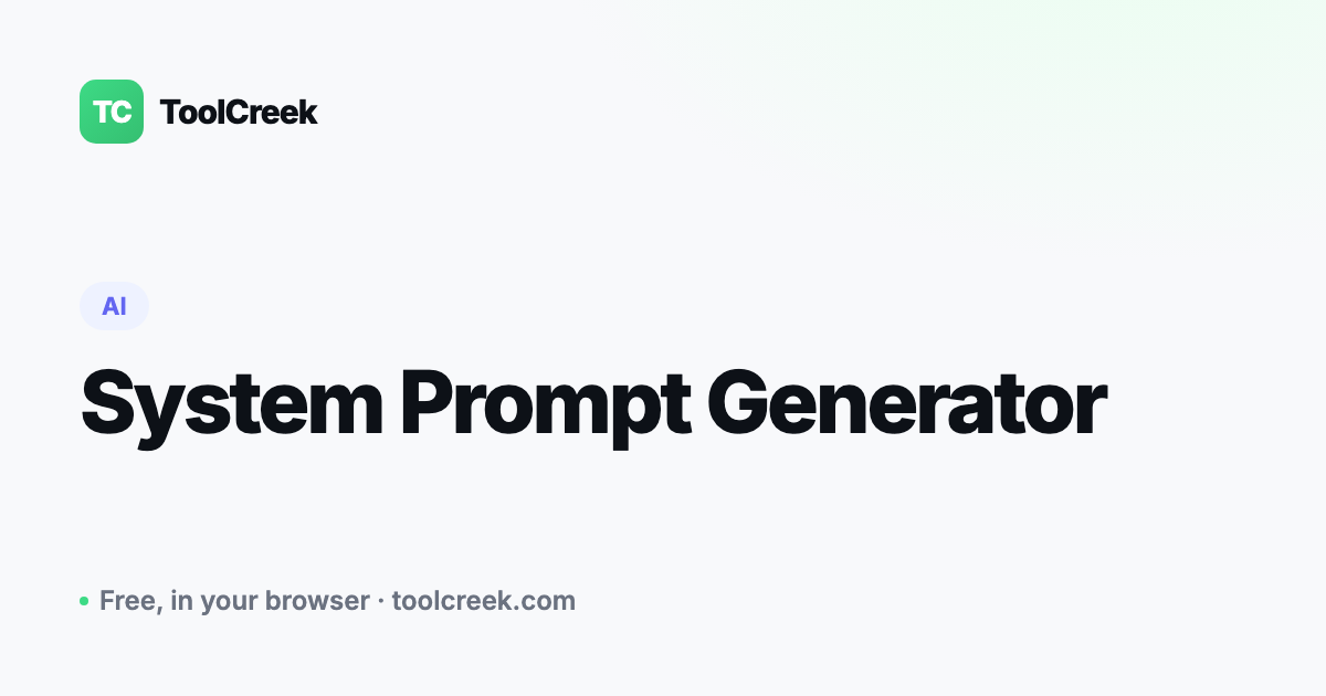 How to Write a System Prompt for an AI Model