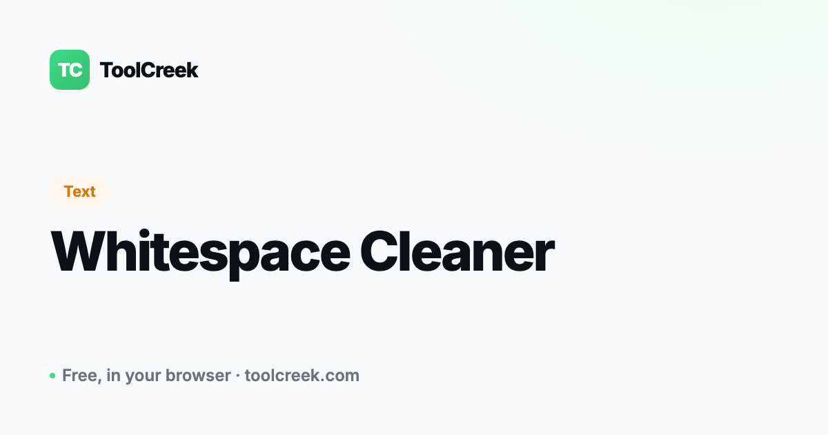 How to Clean Up Whitespace in Text