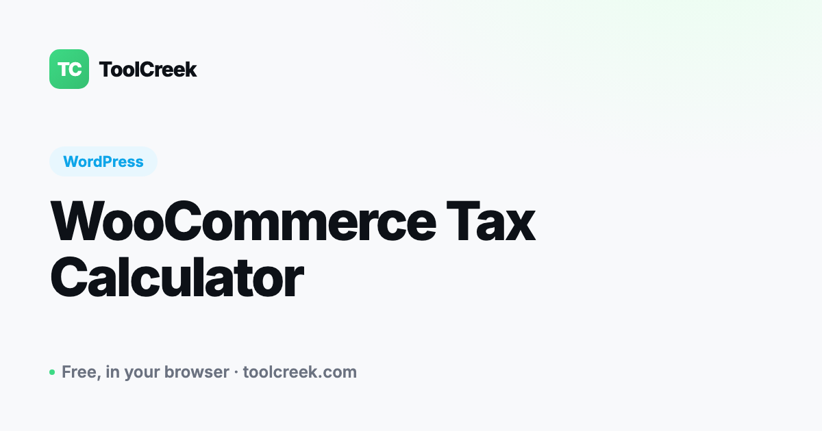 How to Calculate WooCommerce Taxes