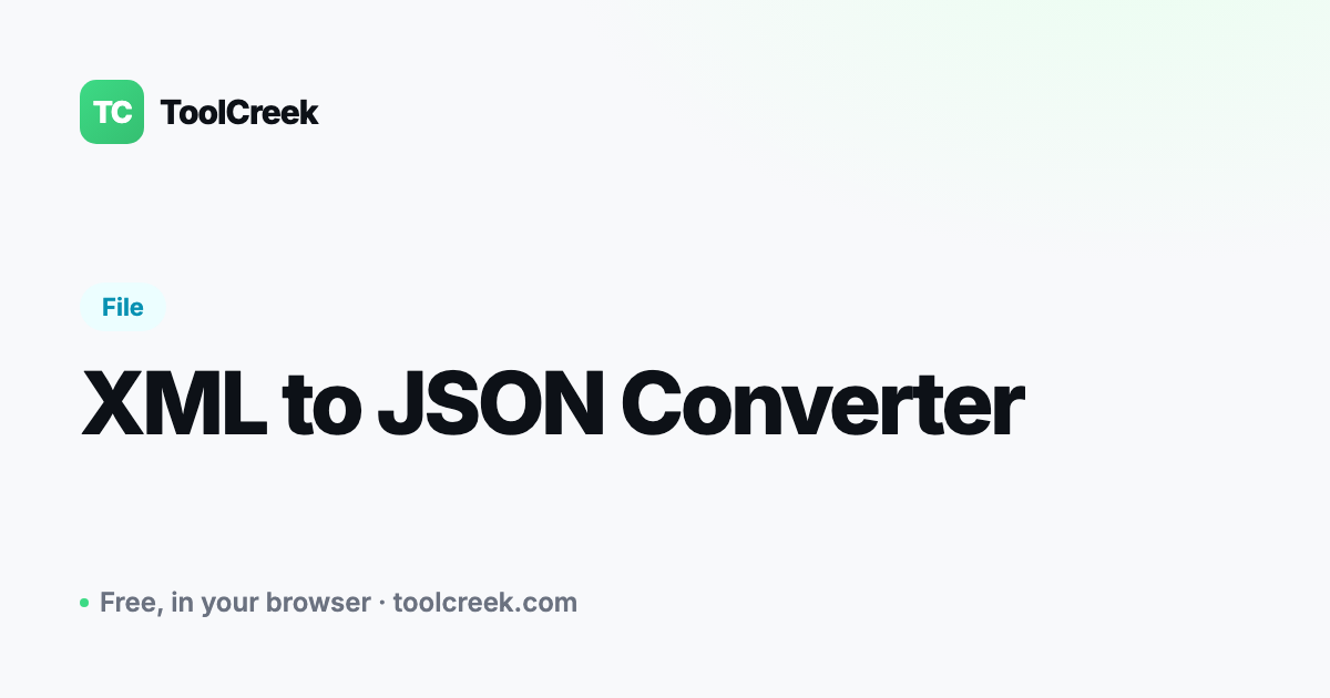 How to Convert XML to JSON